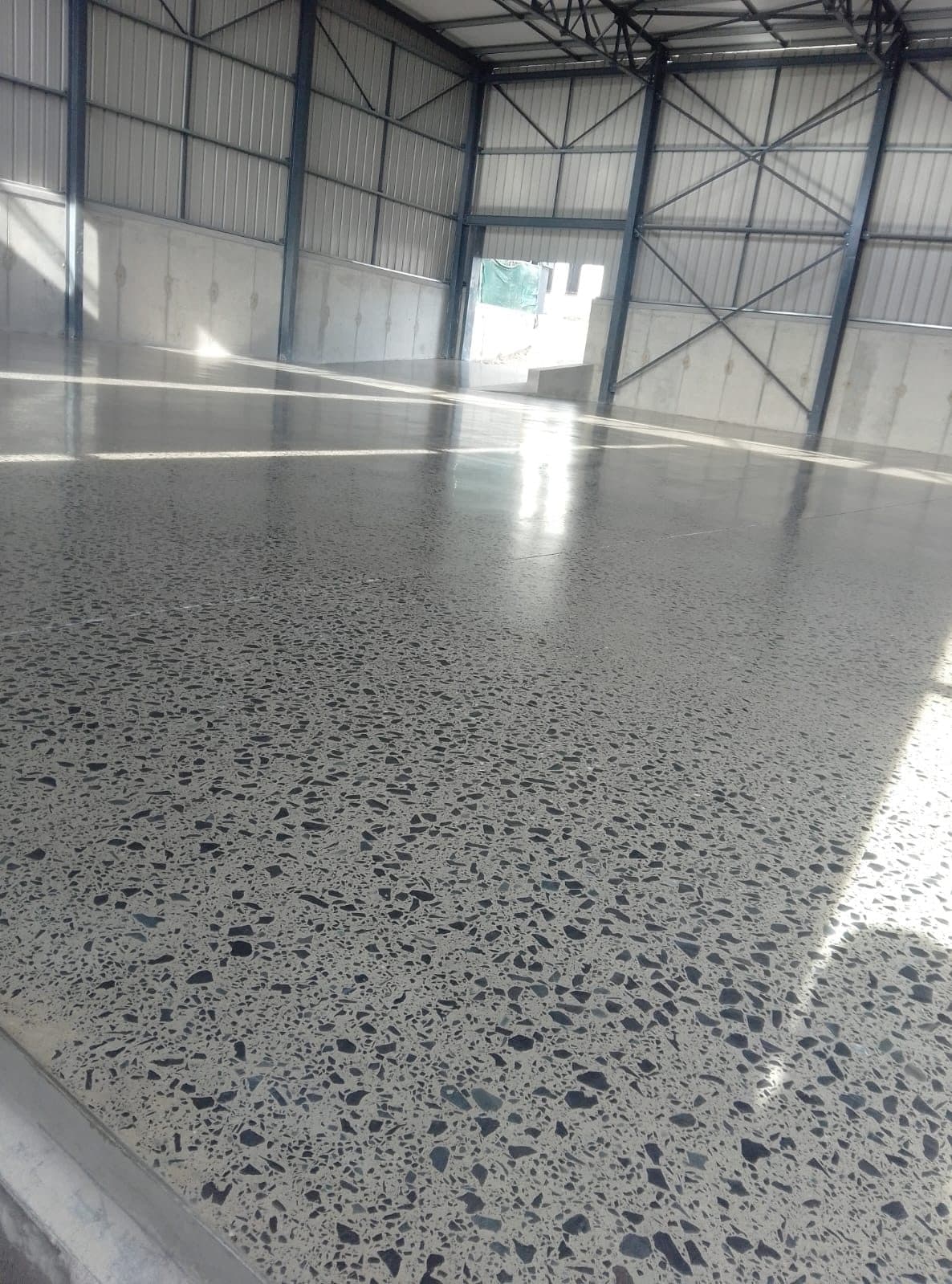 Polished concrete floor by Frank Mpofu Flooring Services